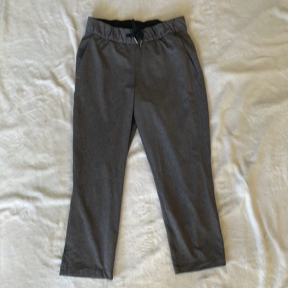 Lululemon on the fly crops. Grey crops are adorable & work dressed up or down.